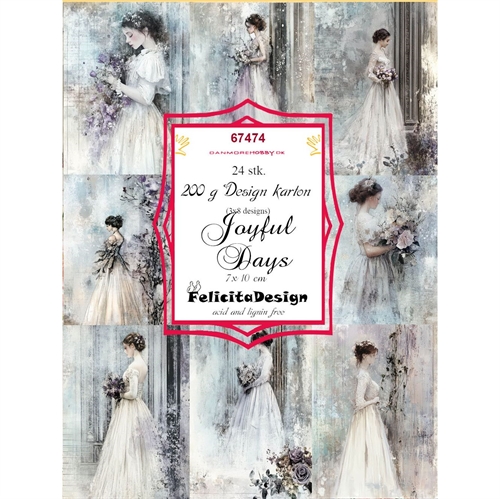 Toppers Joyful days 24 stk 7x10cm 200g